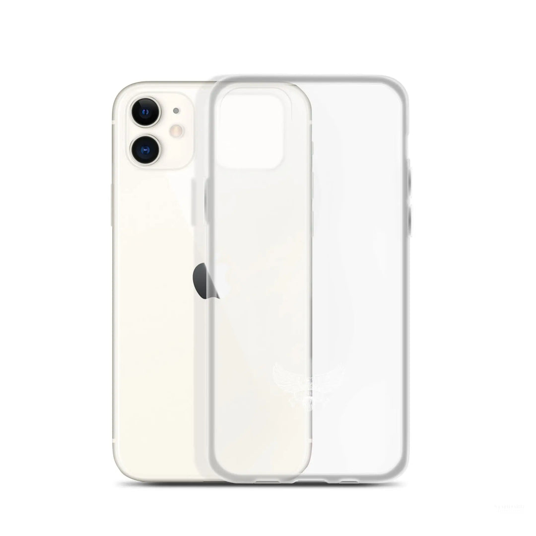 Eagle Logo Clear Case for iPhone® - White Standard 1776
