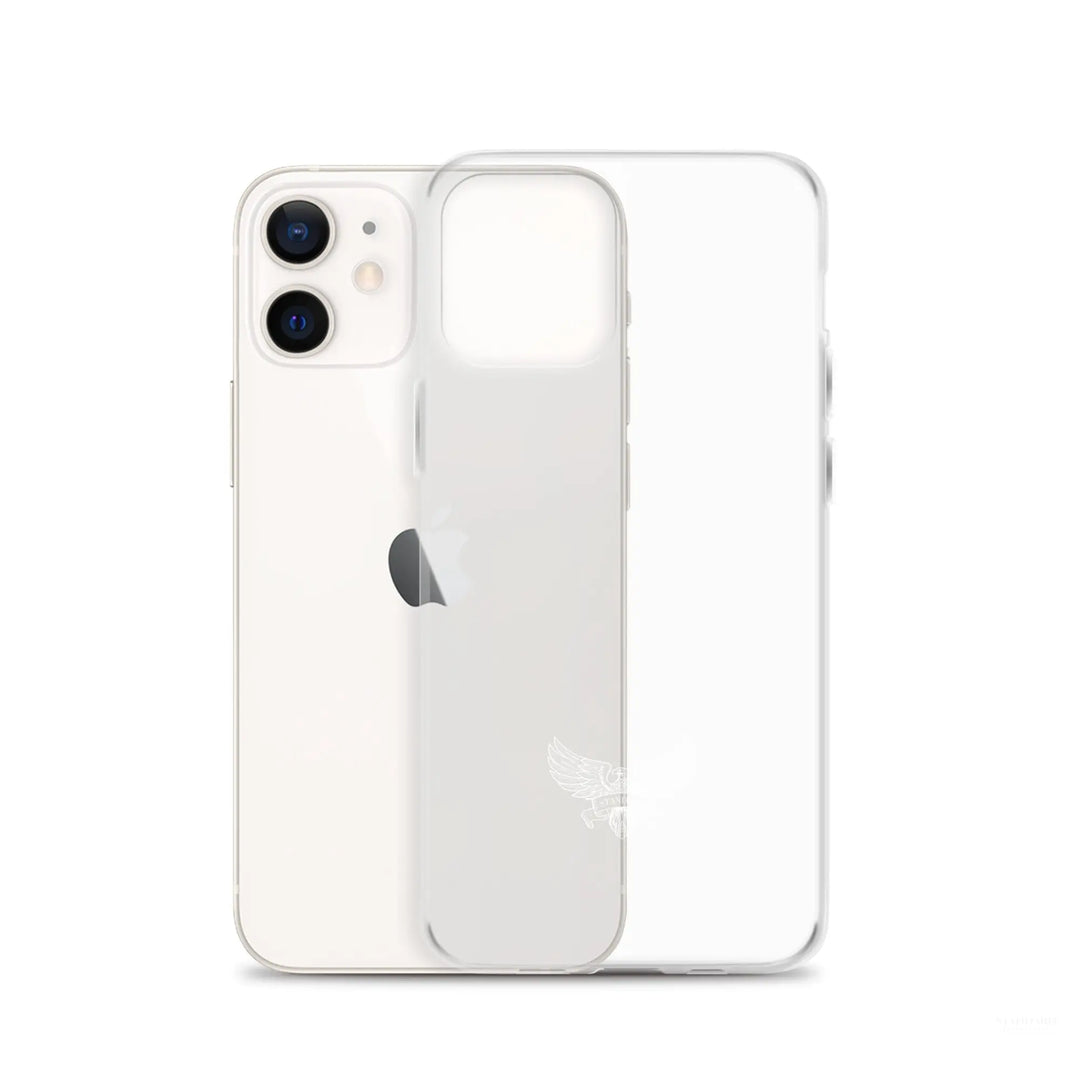 Eagle Logo Clear Case for iPhone® - White Standard 1776