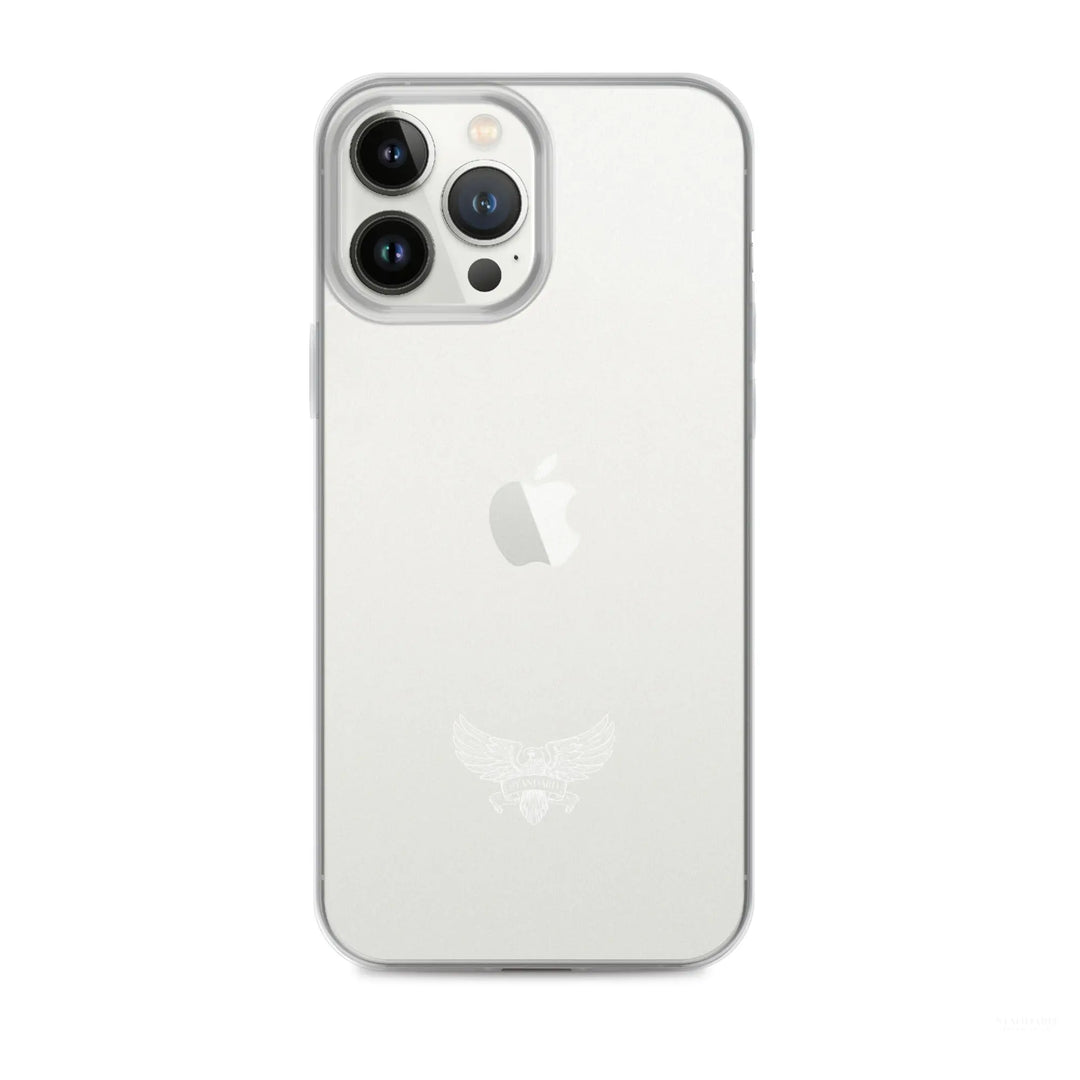 Eagle Logo Clear Case for iPhone® - White Standard 1776