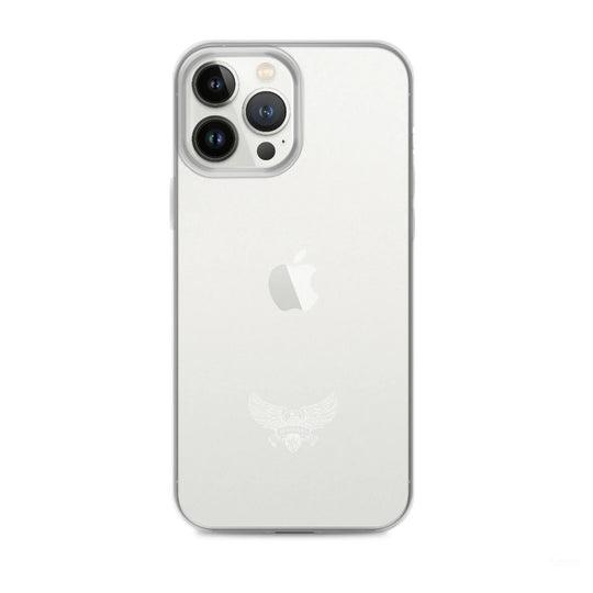 Eagle Logo Clear Case for iPhone® - White Standard 1776