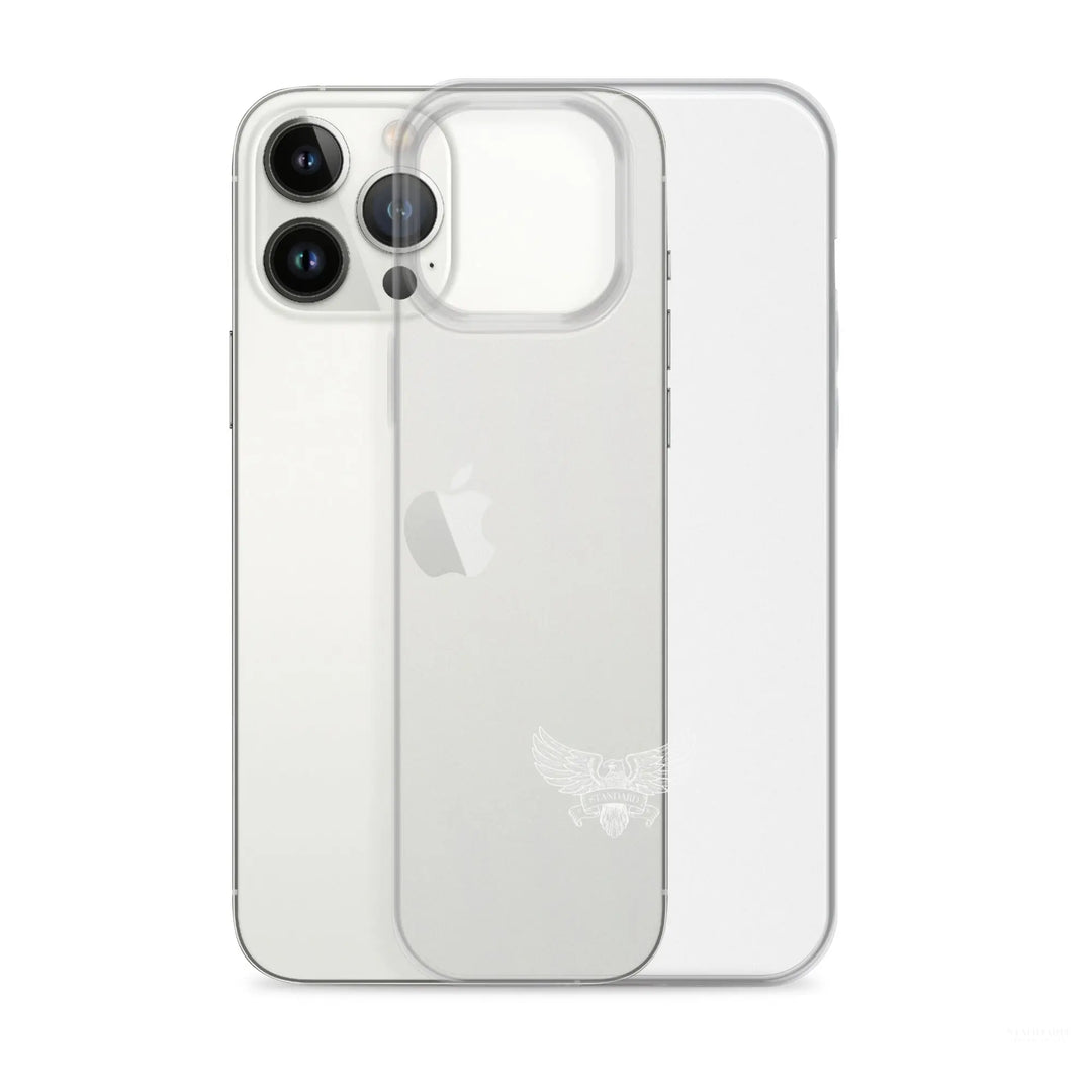 Eagle Logo Clear Case for iPhone® - White Standard 1776