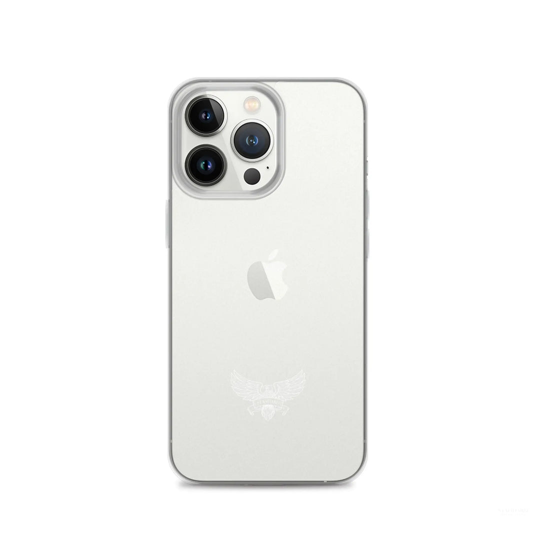 Eagle Logo Clear Case for iPhone® - White Standard 1776