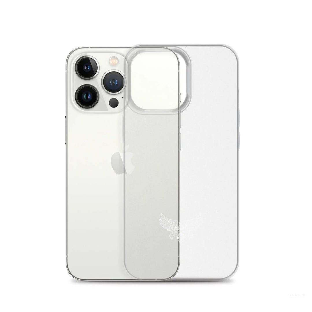 Eagle Logo Clear Case for iPhone® - White Standard 1776