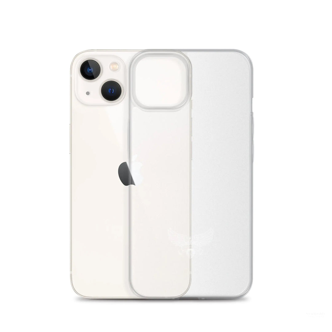 Eagle Logo Clear Case for iPhone® - White Standard 1776