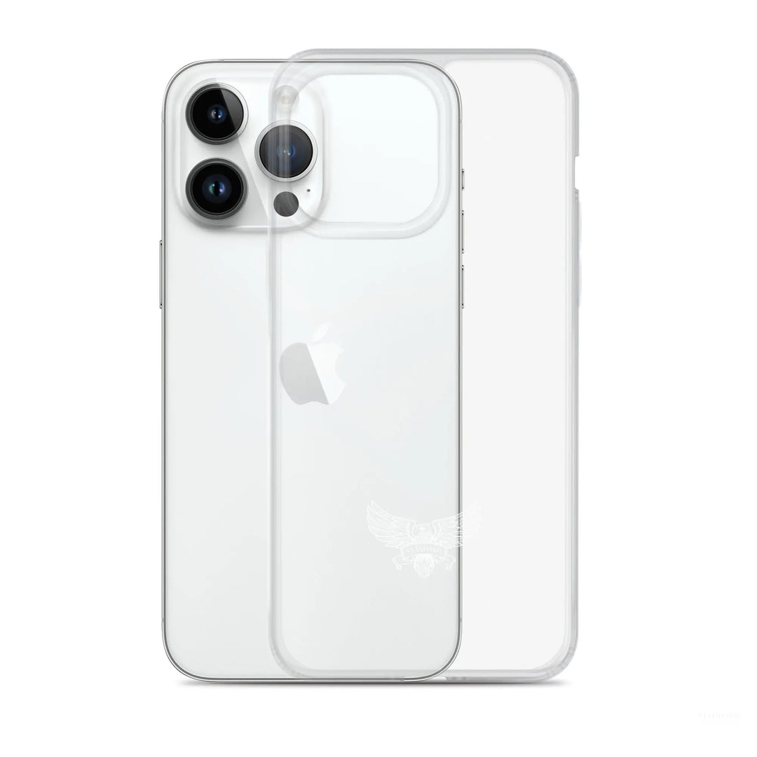 Eagle Logo Clear Case for iPhone® - White Standard 1776