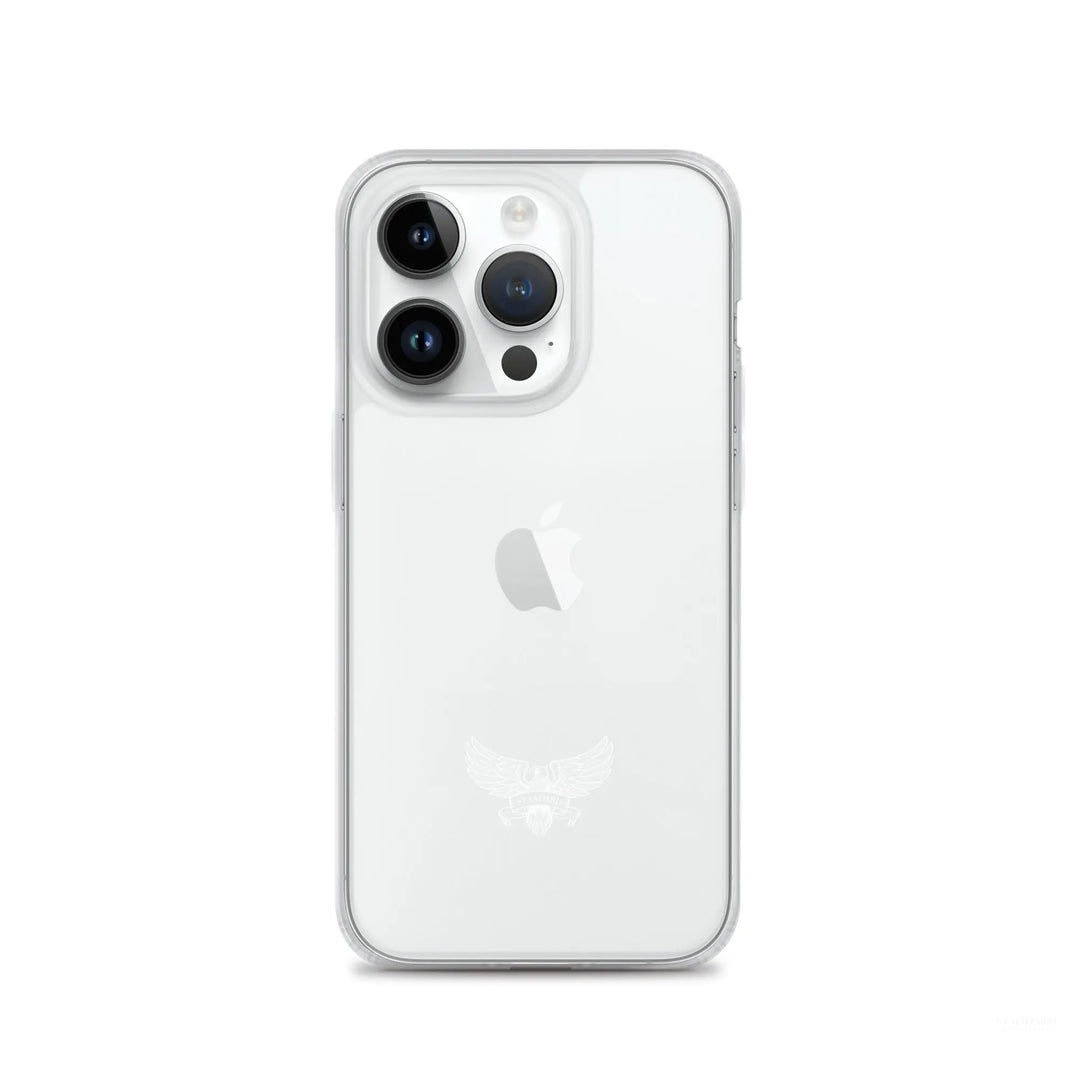 Eagle Logo Clear Case for iPhone® - White Standard 1776