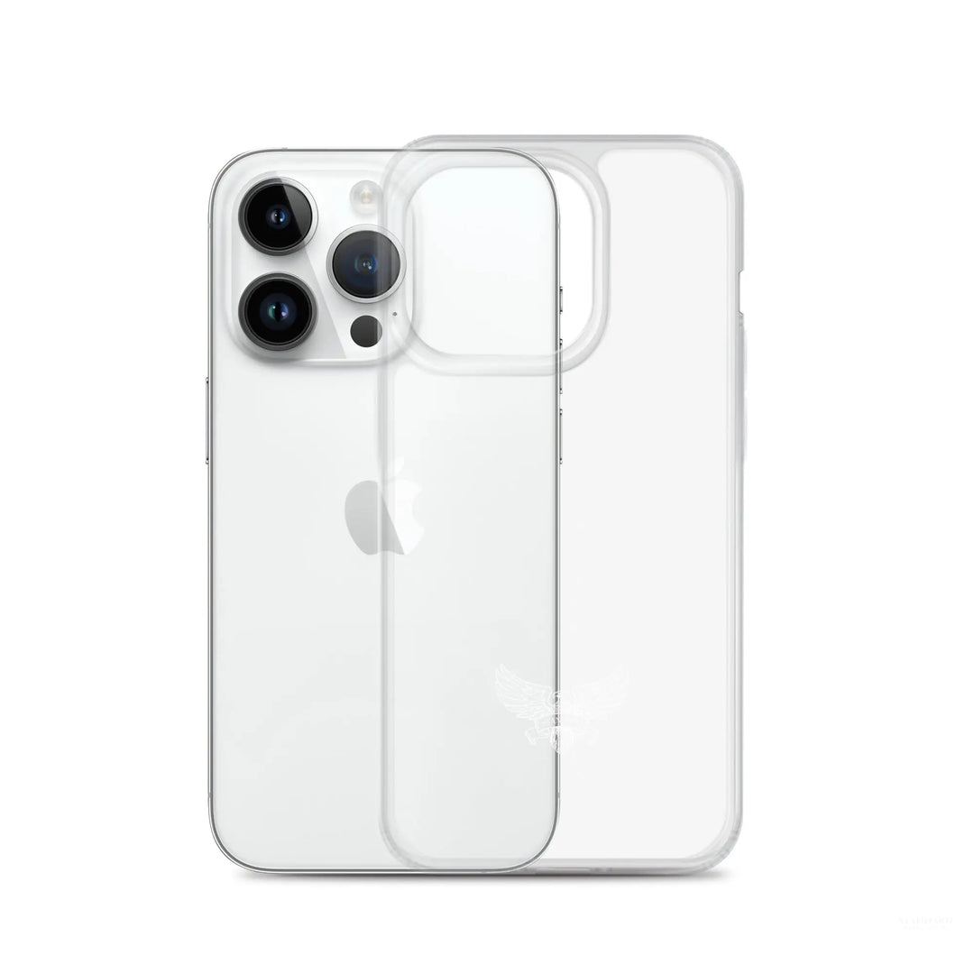 Eagle Logo Clear Case for iPhone® - White Standard 1776