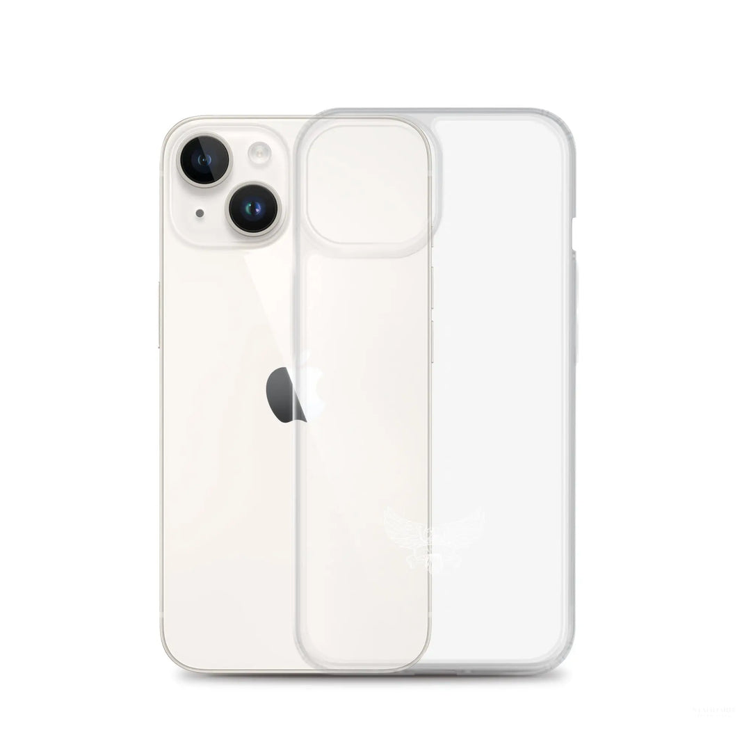 Eagle Logo Clear Case for iPhone® - White Standard 1776