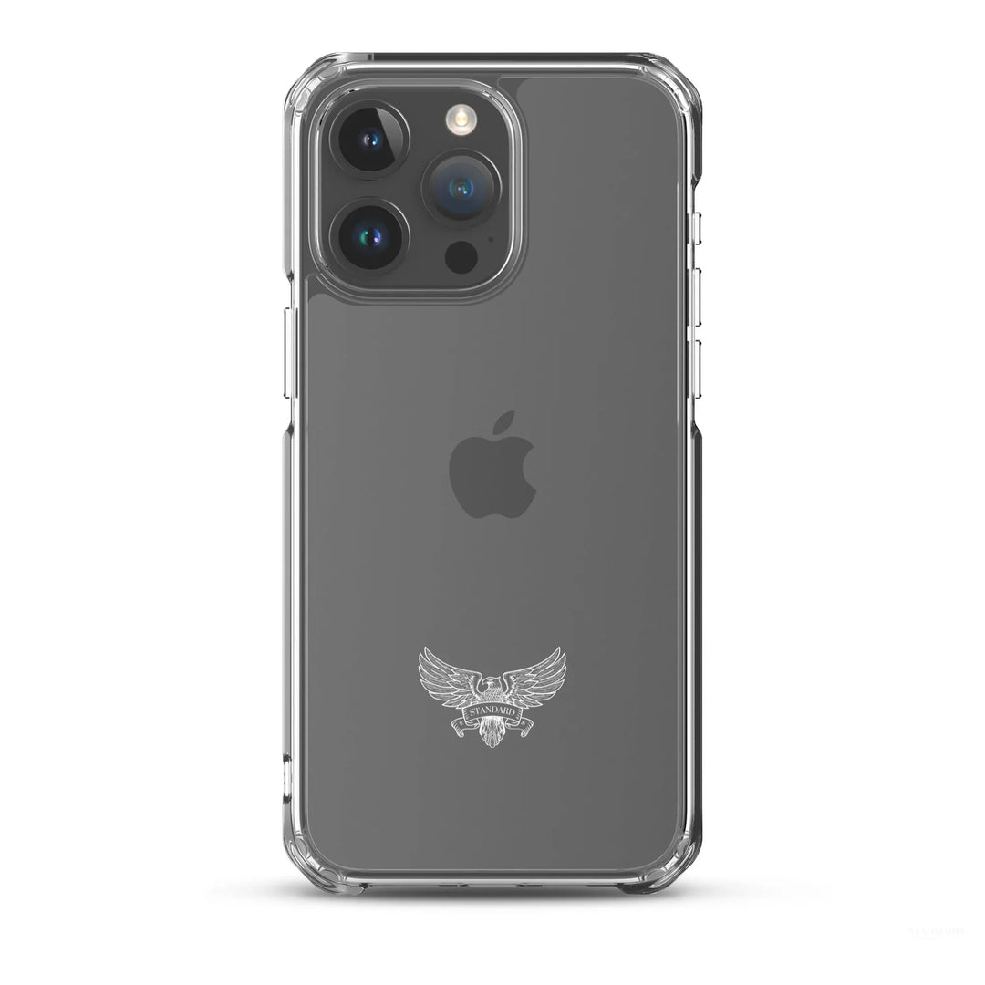 Eagle Logo Clear Case for iPhone® - White Standard 1776
