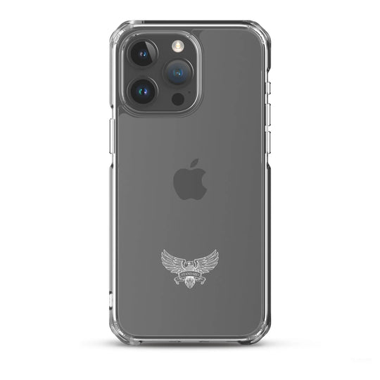 Eagle Logo Clear Case for iPhone® - White Standard 1776