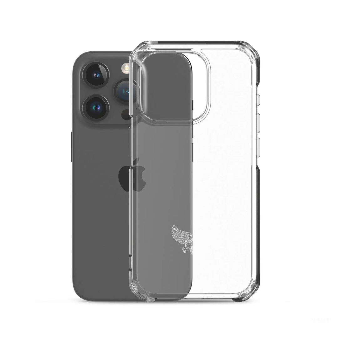 Eagle Logo Clear Case for iPhone® - White Standard 1776