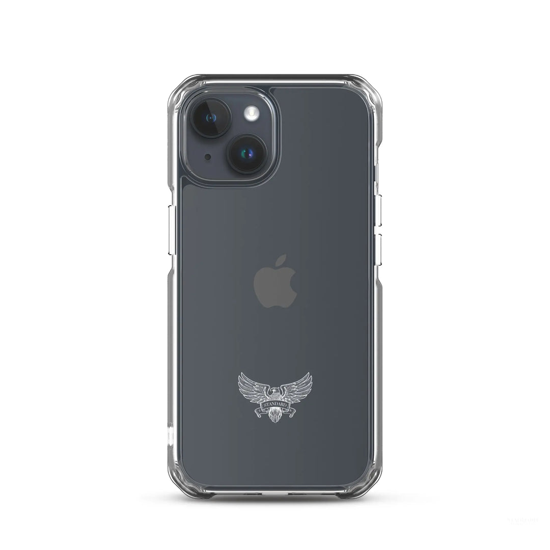 Eagle Logo Clear Case for iPhone® - White Standard 1776