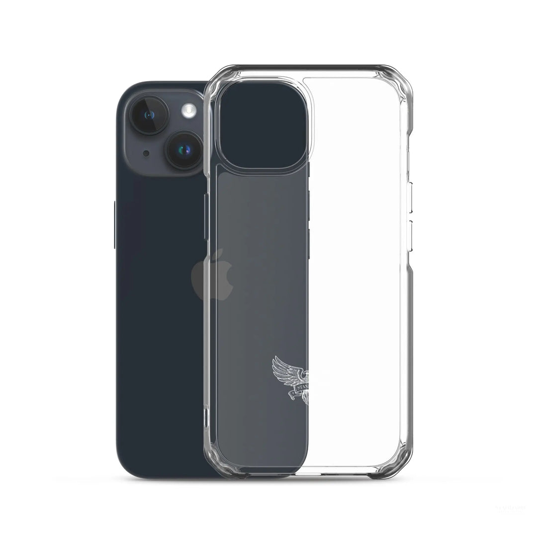 Eagle Logo Clear Case for iPhone® - White Standard 1776