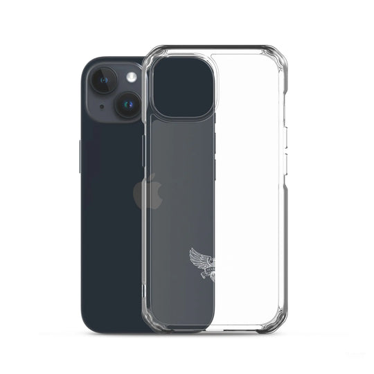 Eagle Logo Clear Case for iPhone® - White Standard 1776