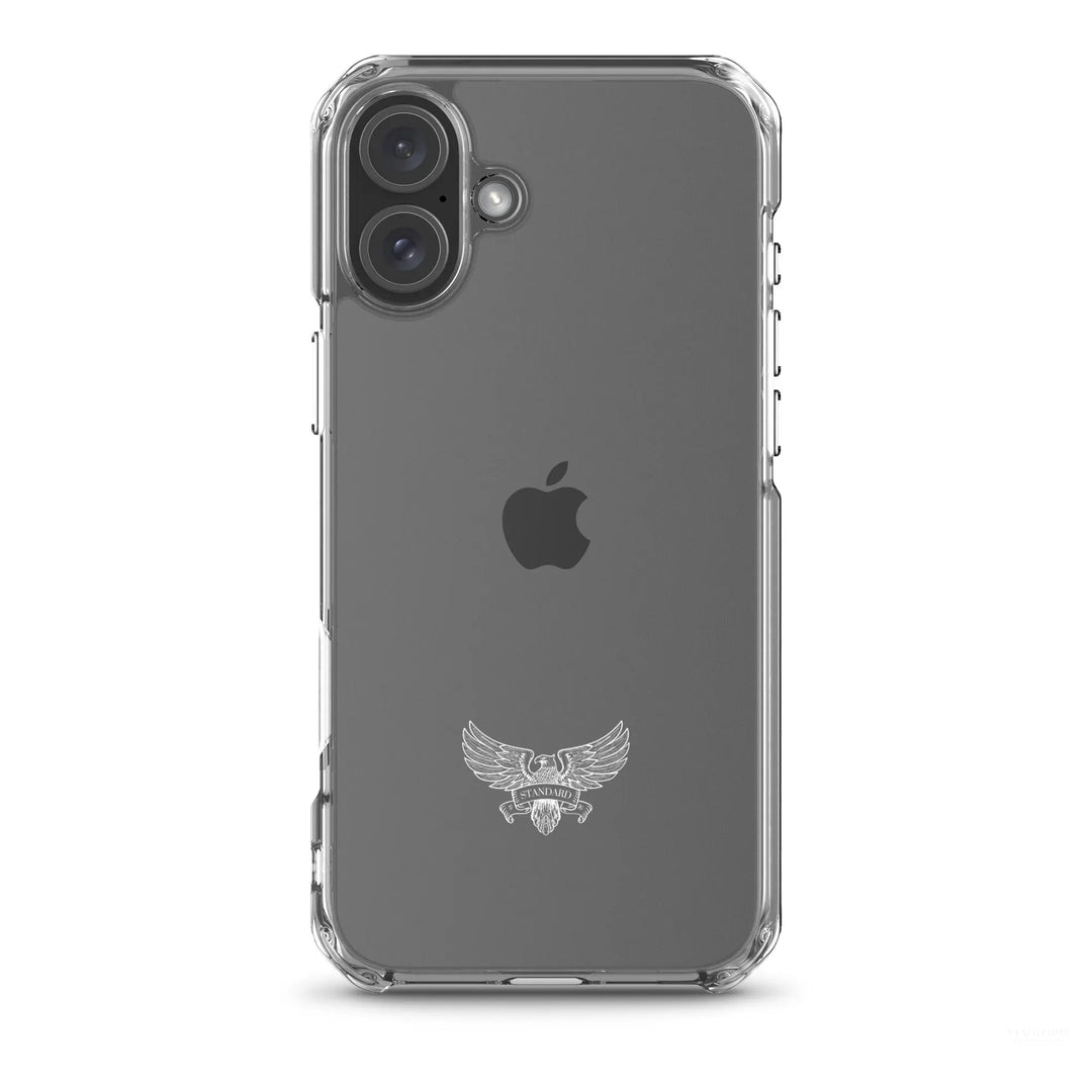 Eagle Logo Clear Case for iPhone® - White Standard 1776