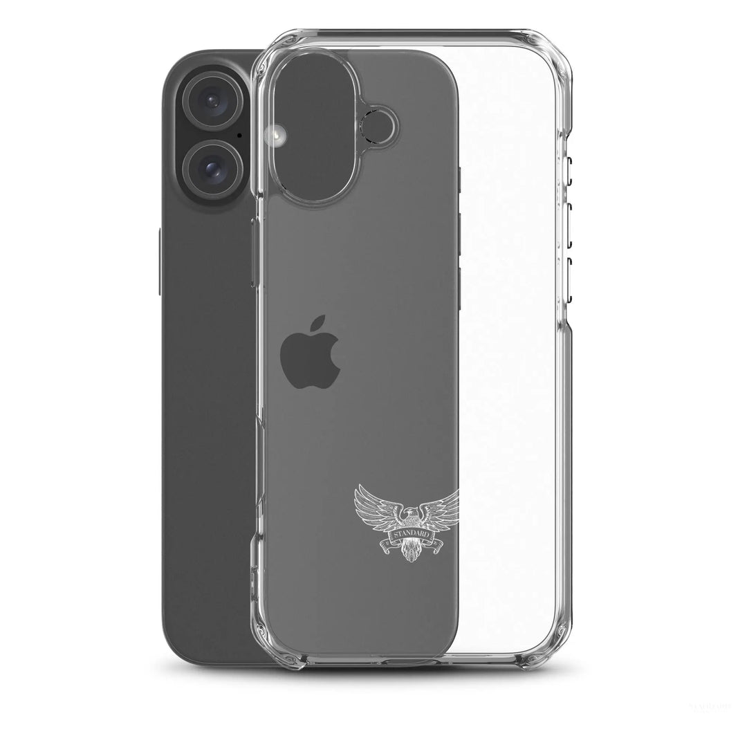 Eagle Logo Clear Case for iPhone® - White Standard 1776