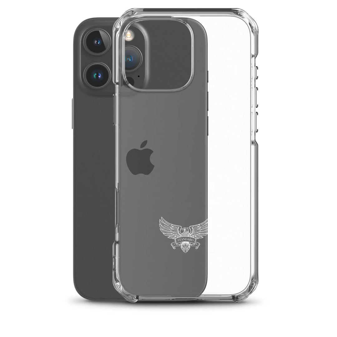 Eagle Logo Clear Case for iPhone® - White Standard 1776