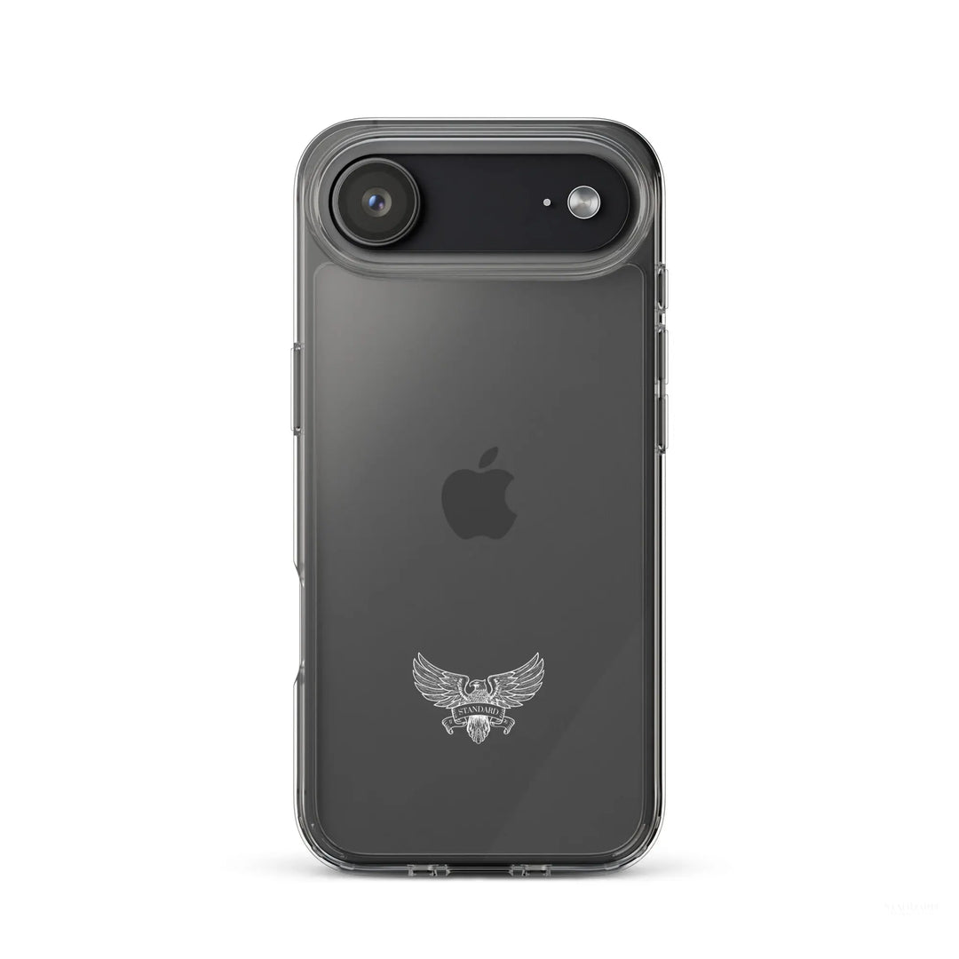 Eagle Logo Clear Case for iPhone® - White Standard 1776