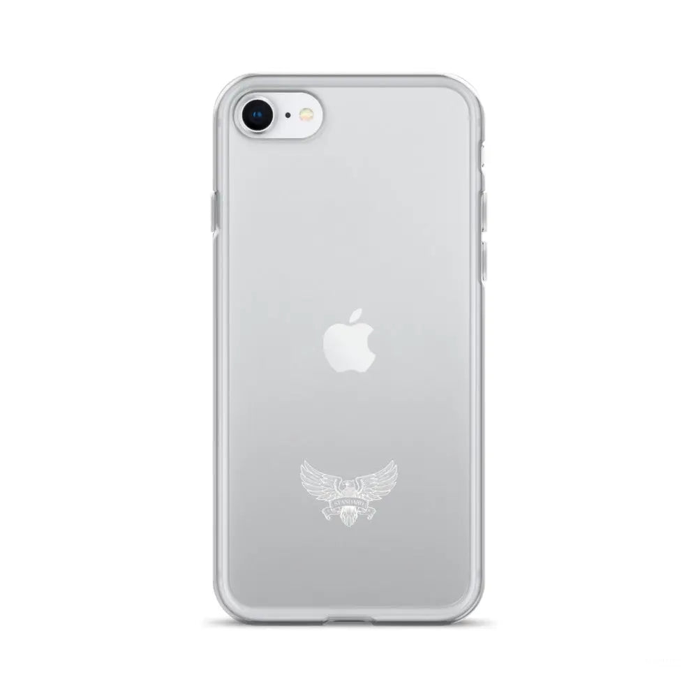 Eagle Logo Clear Case for iPhone® - White Standard 1776
