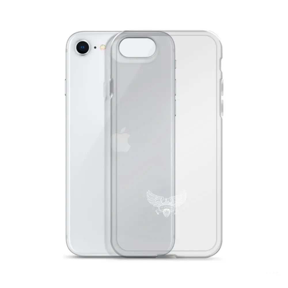 Eagle Logo Clear Case for iPhone® - White Standard 1776