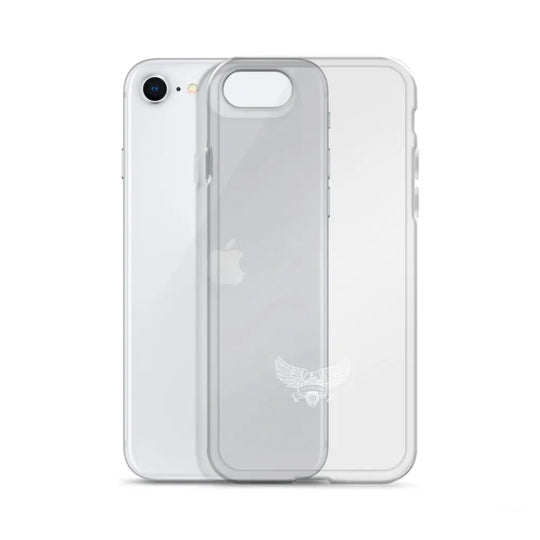 Eagle Logo Clear Case for iPhone® - White Standard 1776