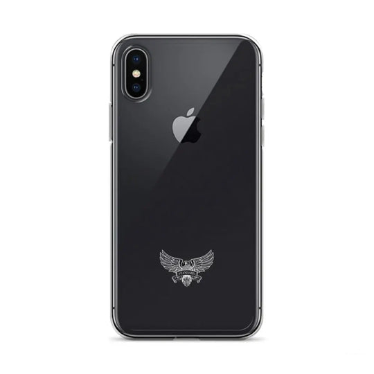 Eagle Logo Clear Case for iPhone® - White Standard 1776