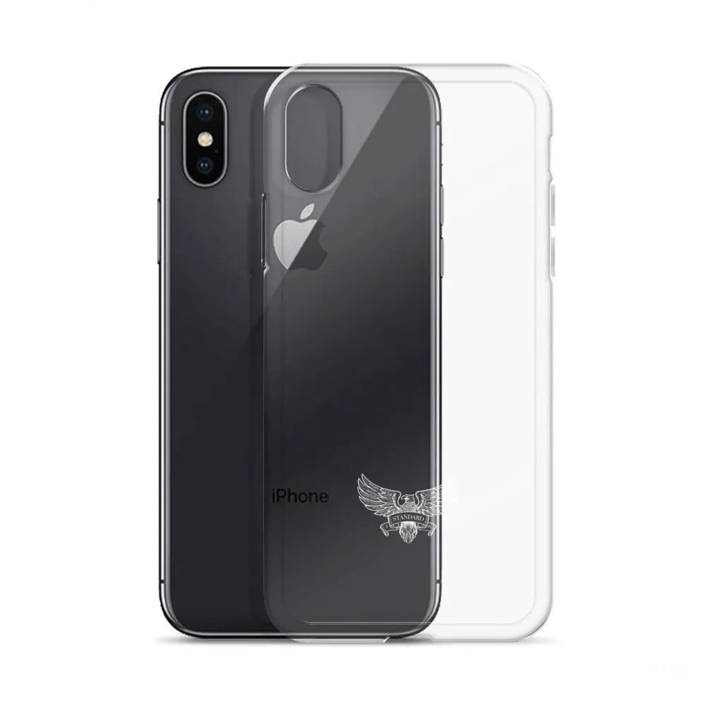 Eagle Logo Clear Case for iPhone® - White Standard 1776