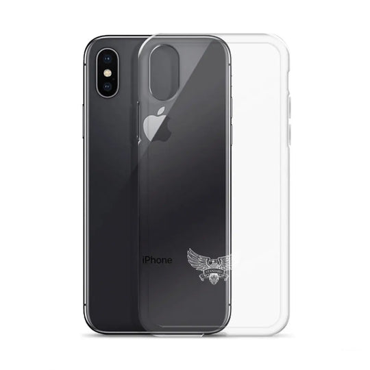 Eagle Logo Clear Case for iPhone® - White Standard 1776