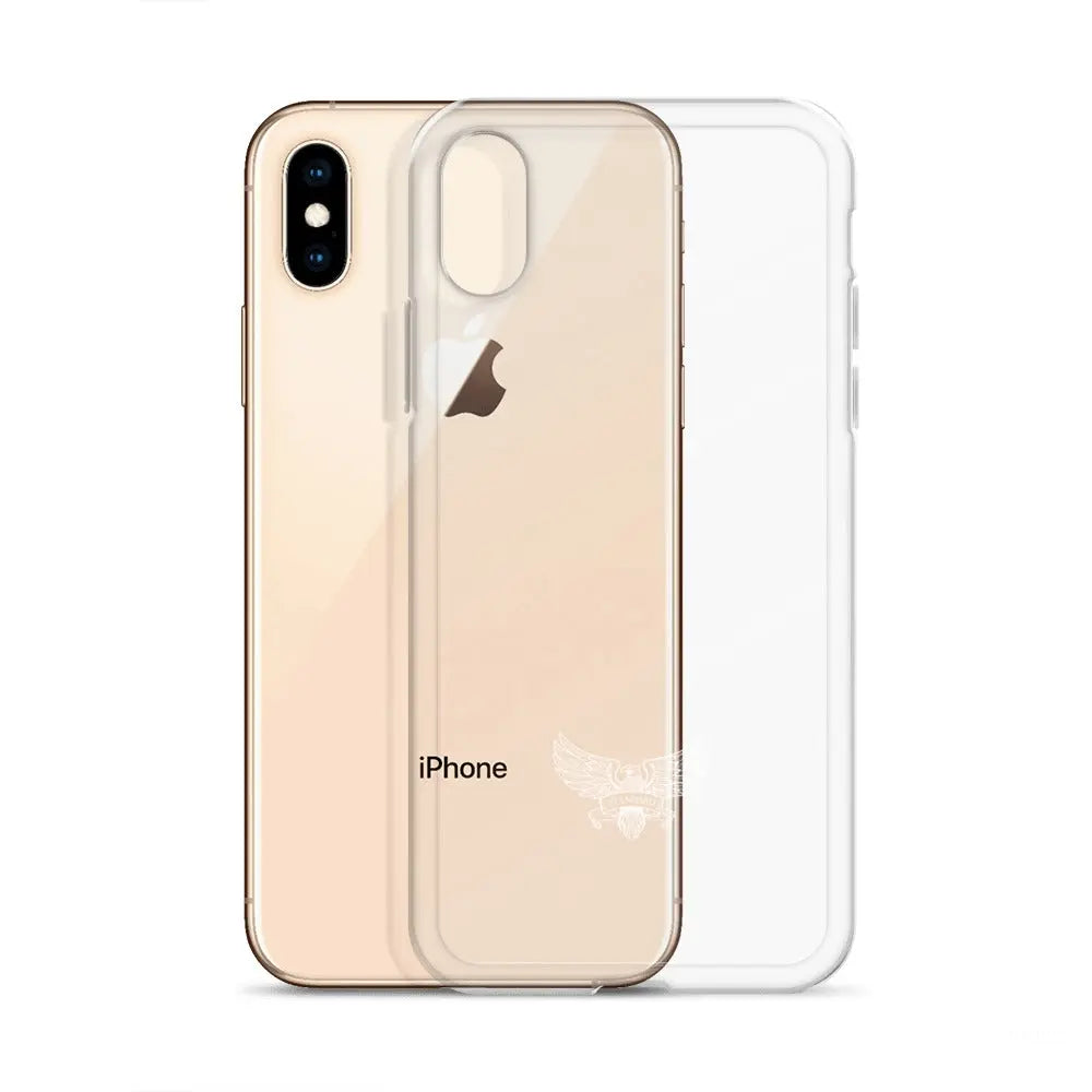 Eagle Logo Clear Case for iPhone® - White Standard 1776