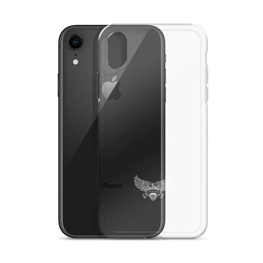 Eagle Logo Clear Case for iPhone® - White Standard 1776