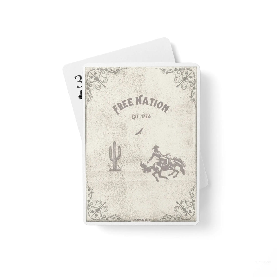 Free Nation Playing Cards Standard 1776