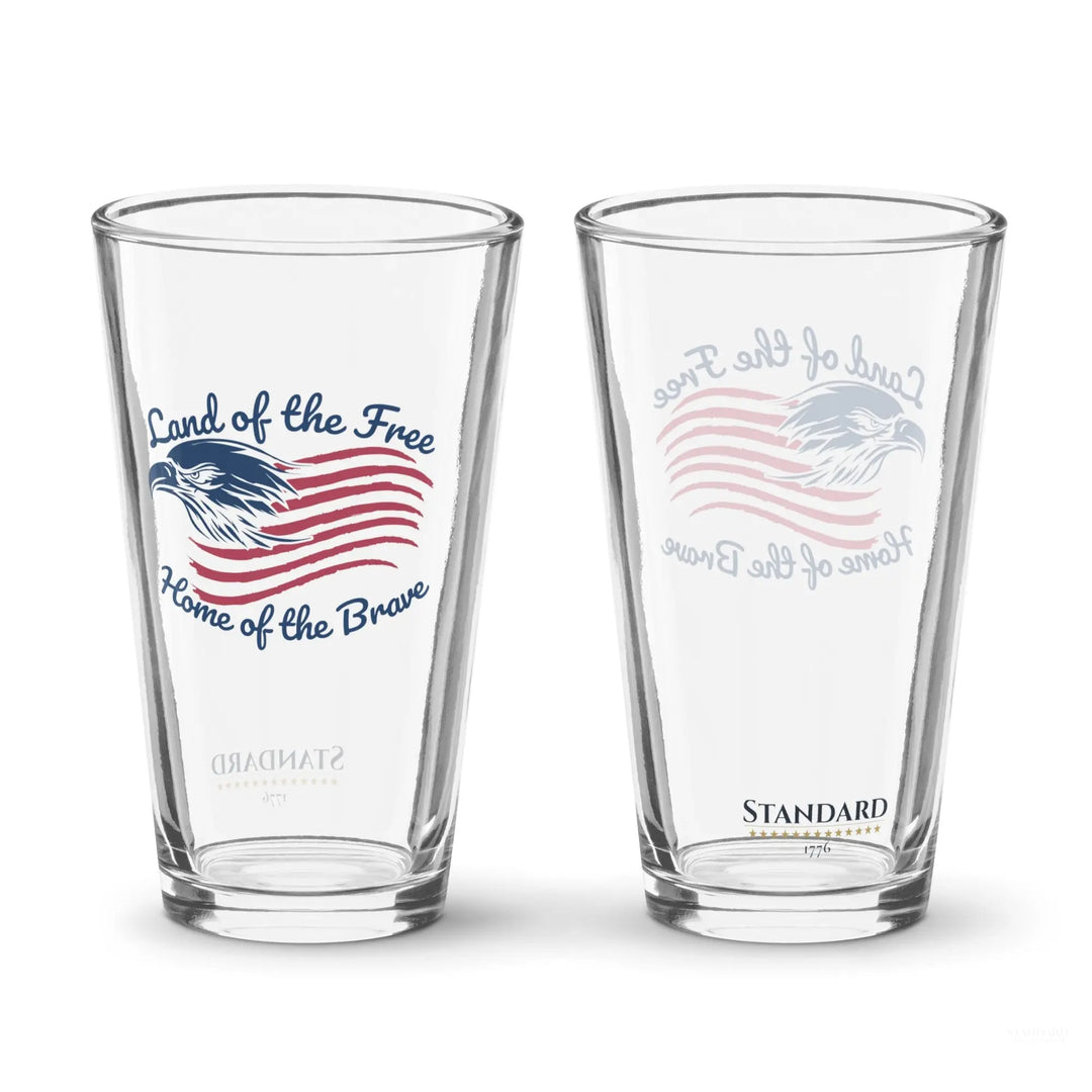 Freedom Eagle Pint Glass Standard 1776