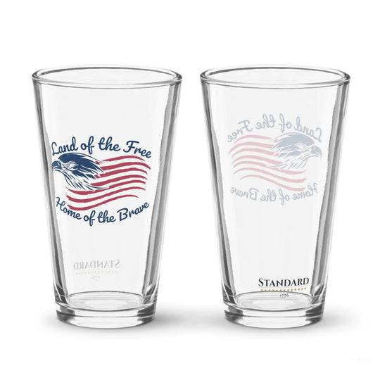 Freedom Eagle Pint Glass Standard 1776