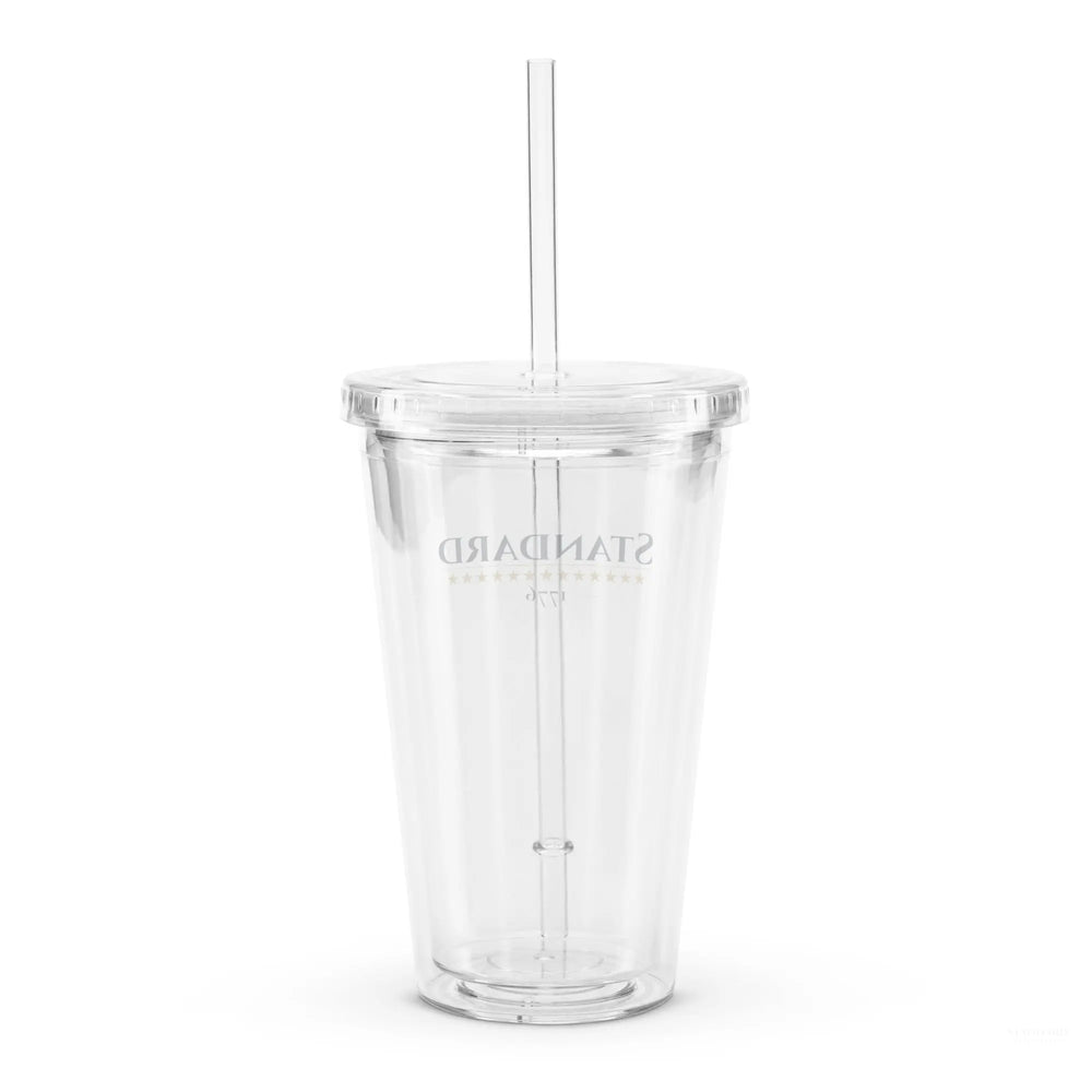 Heritage Clear Plastic Tumbler Standard 1776